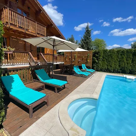 בקתה Avec Spa, Sauna Et Piscine