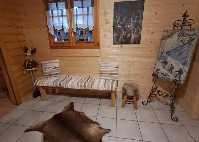 Avec Spa, Sauna Et Piscine Шале Ле-Тийо